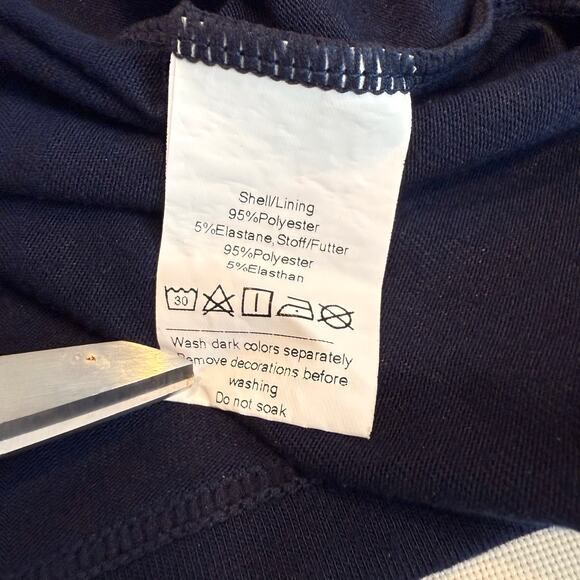 Jack Smith Activewear Navy Skort Drawstring Elastic Waist Pockets Mesh Short - Picture 8 of 16